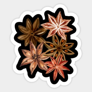 Rustic Leaves From Autumn Sticker